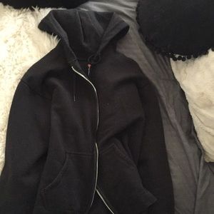 Black hoodie